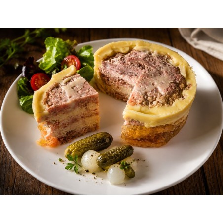 Millefeuille de pintade - 20% foie gras de canard