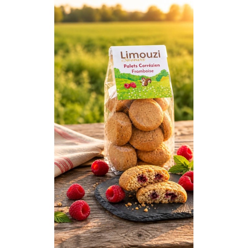 Palets corréziens framboise - sachet 150g