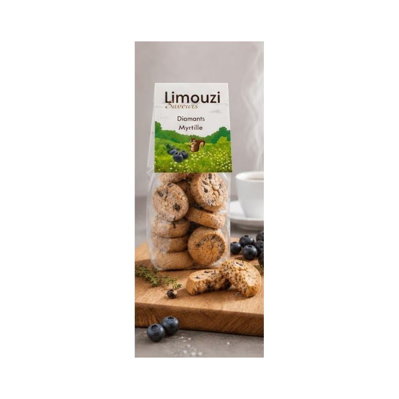 Diamants myrtille - sachet 150g