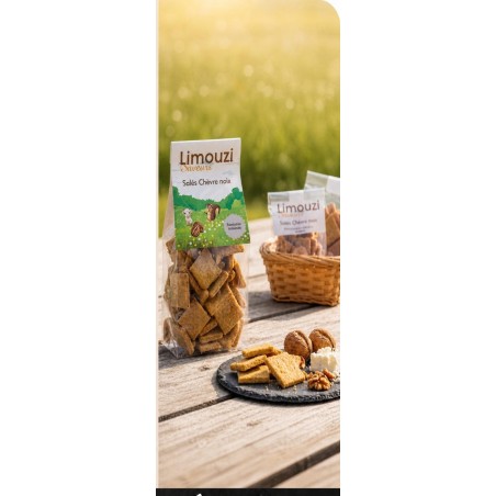 Salés Chèvre noix - sachet 150g